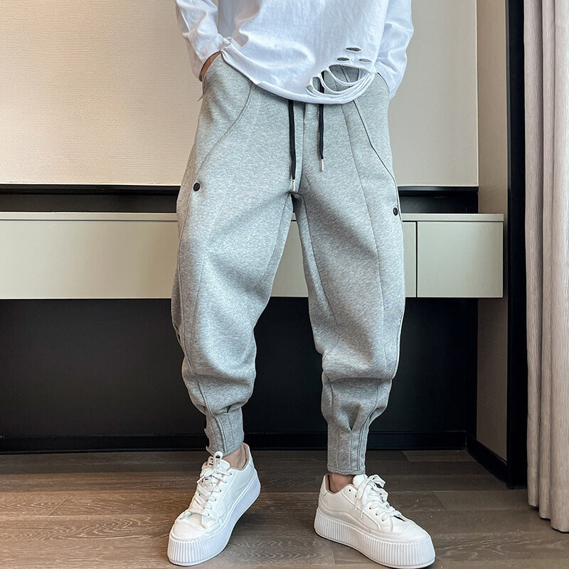 Dalibor | Heren Hype Tapered Joggingbroek Fluweel Katoen Comfortabel Stijlvol Functionele Zakken