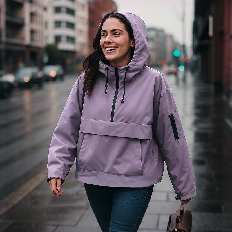 Anvika | Veste d'hiver 3 en 1 imperméable et coupe-vent pour femme – doublure amovible, imperméable d'extérieur