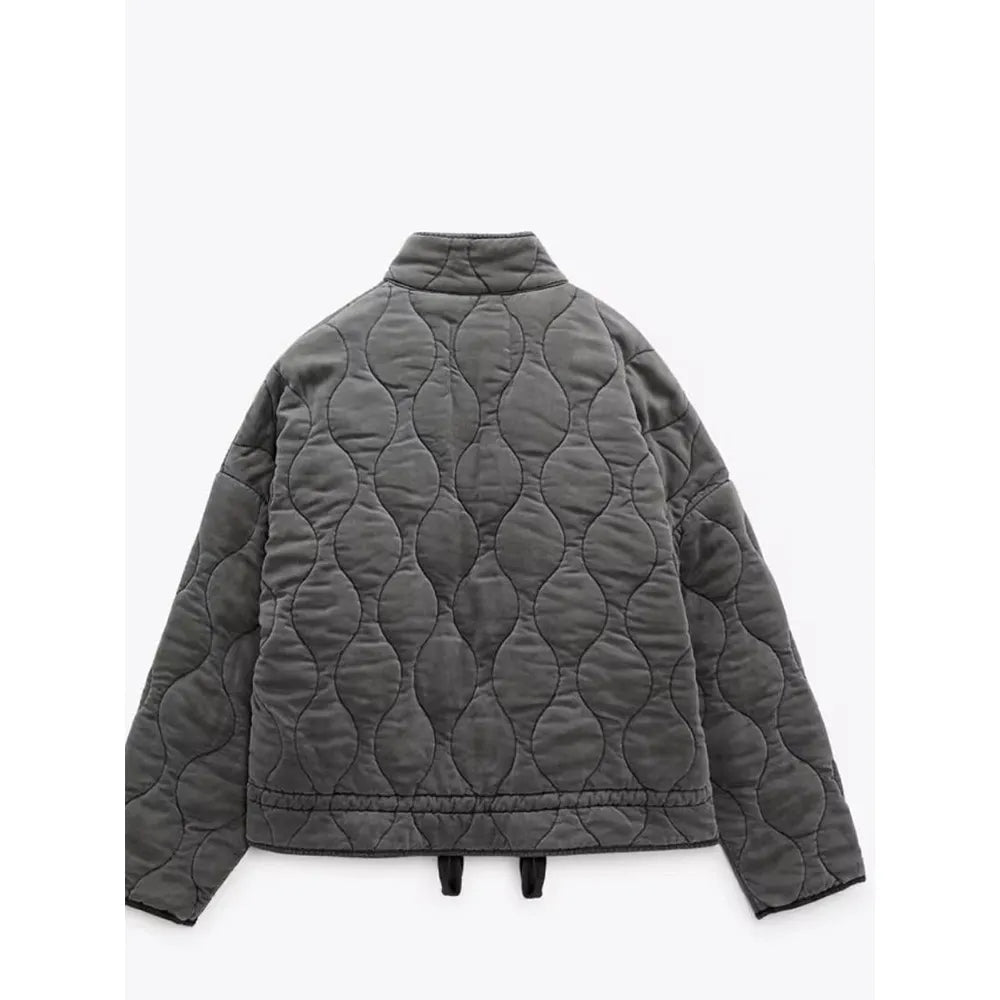 Johild | Wattierte Damenjacke, durchgehender Reißverschluss, bequeme Passform, stylischer Wintermantel