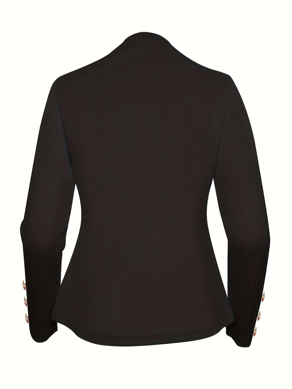 Enidra | Veste décontractée en polyester pour femme – Boutons de manchette et finitions élégantes