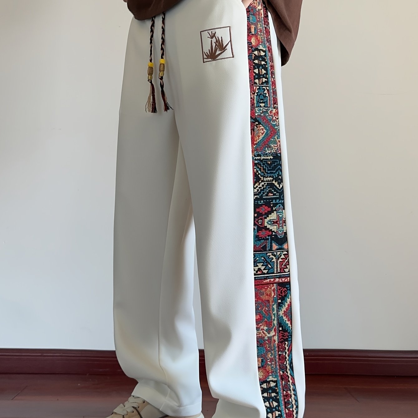 Ivaron | Herenbroek met wijde pijpen – Loszittende casual broek