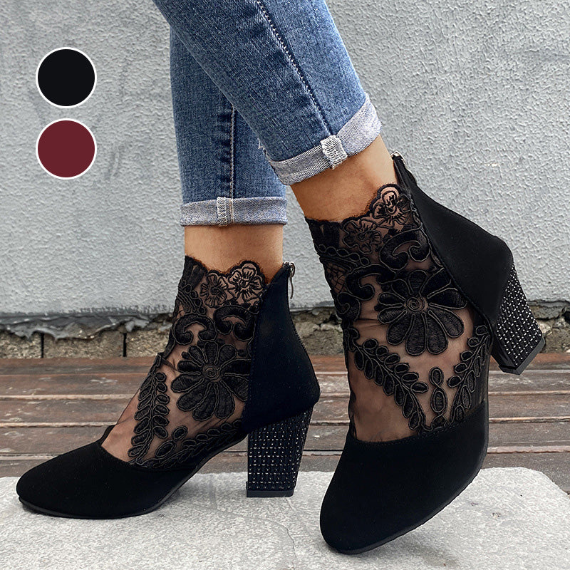 Zorya | Damesschoenen met lage hak – luchtige, elegante schoenen met lage hak en comfortabel instapmodel