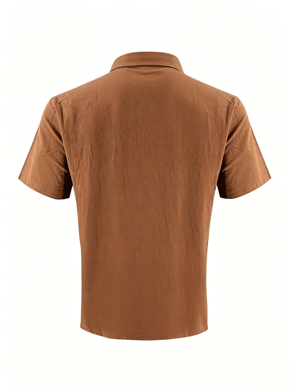 Jexil | Henley-shirt met korte mouwen voor heren – Casual, lichtgewicht zomershirt van linnenmix