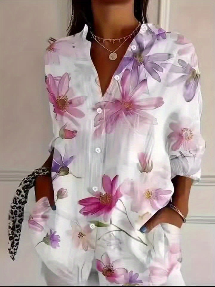 Miy | Damesmode: lente-zomerblouse – casual, lichtgewicht shirt met korte mouwen