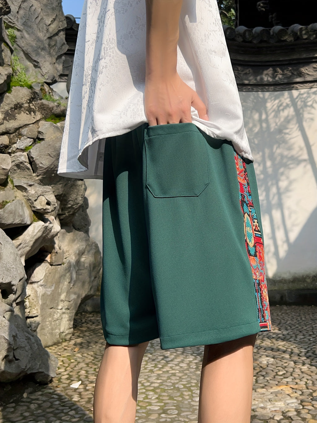 Kaelorn | Retro zomershort voor heren – casual streetwear trendy shorts, relaxed fit