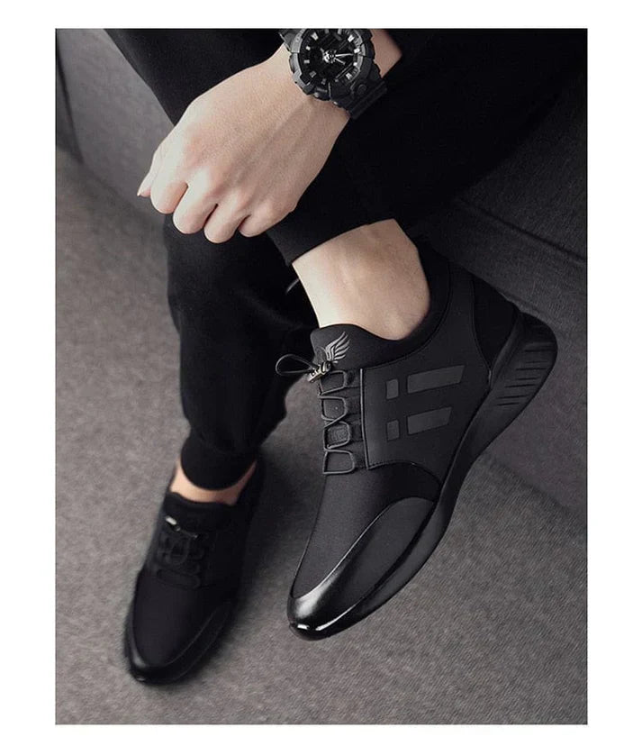 Oisin | Stijlvolle leren sneakers voor heren – Comfortabele sneakers voor dagelijks gebruik