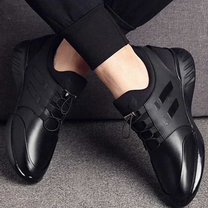 Oisin | Stijlvolle leren sneakers voor heren – Comfortabele sneakers voor dagelijks gebruik