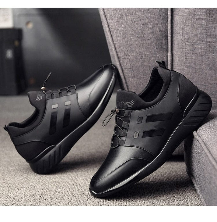 Oisin | Stijlvolle leren sneakers voor heren – Comfortabele sneakers voor dagelijks gebruik