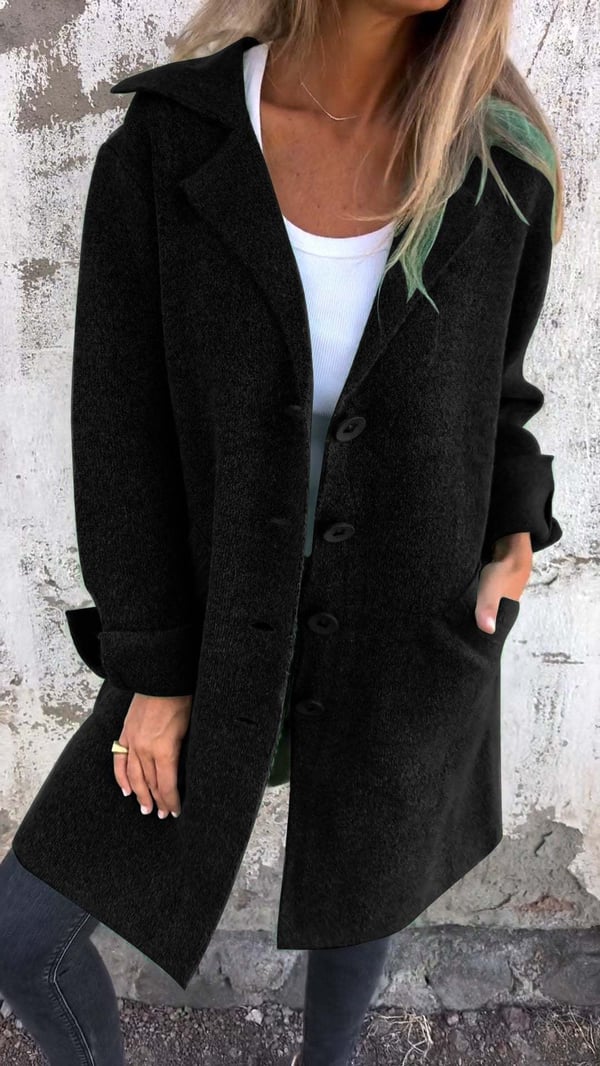 Jorynna | Manteau en maille décontracté pour femme – Coupe ample, léger et doux, idéal pour l'automne et l'hiver