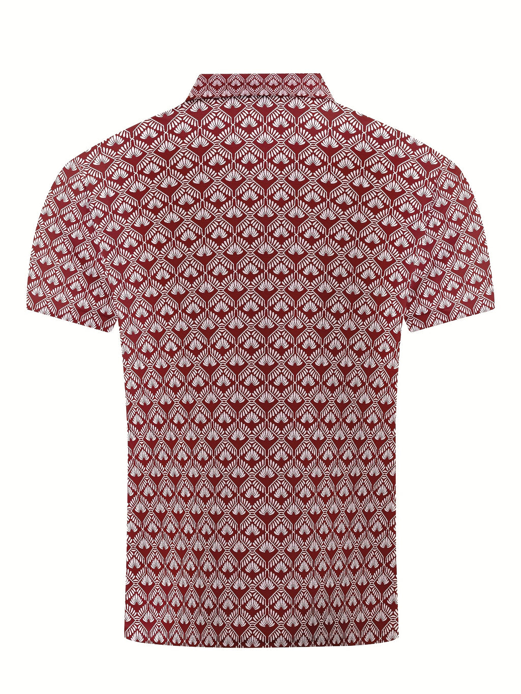 Severin | Casual Polo Shirt Heren - Korte Mouw Geometrische Print