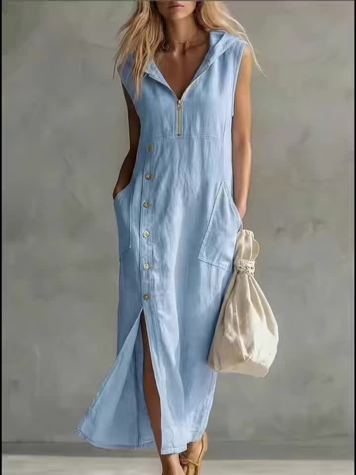Jovyn | Zomerse casual jurk voor dames – Ruime, elegante jurk