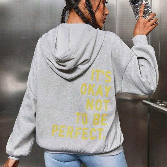 Isaelle | Damen-Hoodie mit Buchstabenprint – Lässiges Langarm-Sweatshirt für jeden Tag 