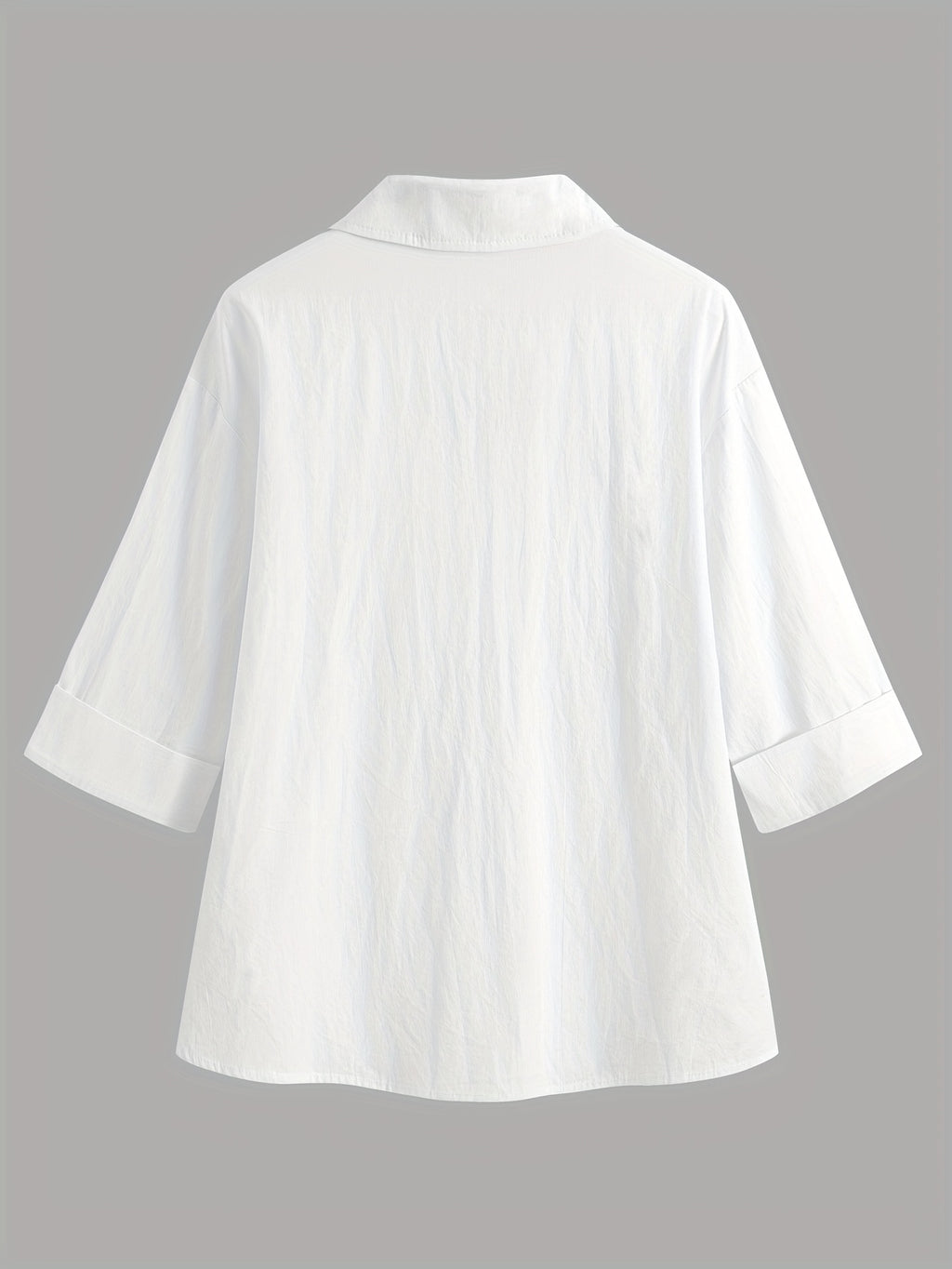 Senia | Zomertop voor dames met losse pasvorm – Casual blouse met V-hals en korte mouwen