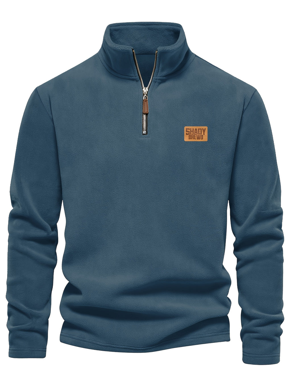 Daire | Thermische fleece gevoerde heren trui met halve rits – Warm, stevig winterhemd, halve rits