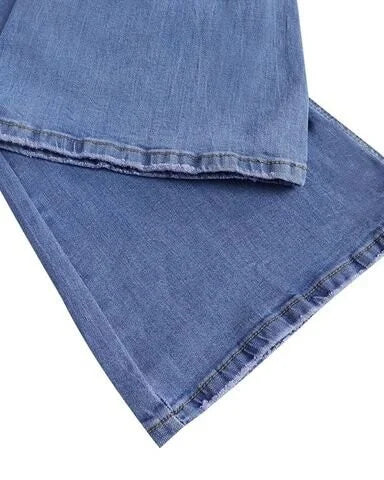 Wylina | Dames stretchjeans, slim fit, hoge taille, skinny denim broek