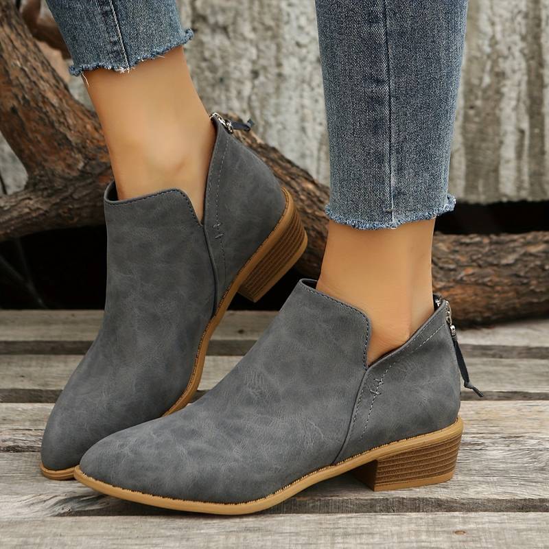StepLuxe | Bottines en daim pour femme – Des chaussures chics pour tous les jours