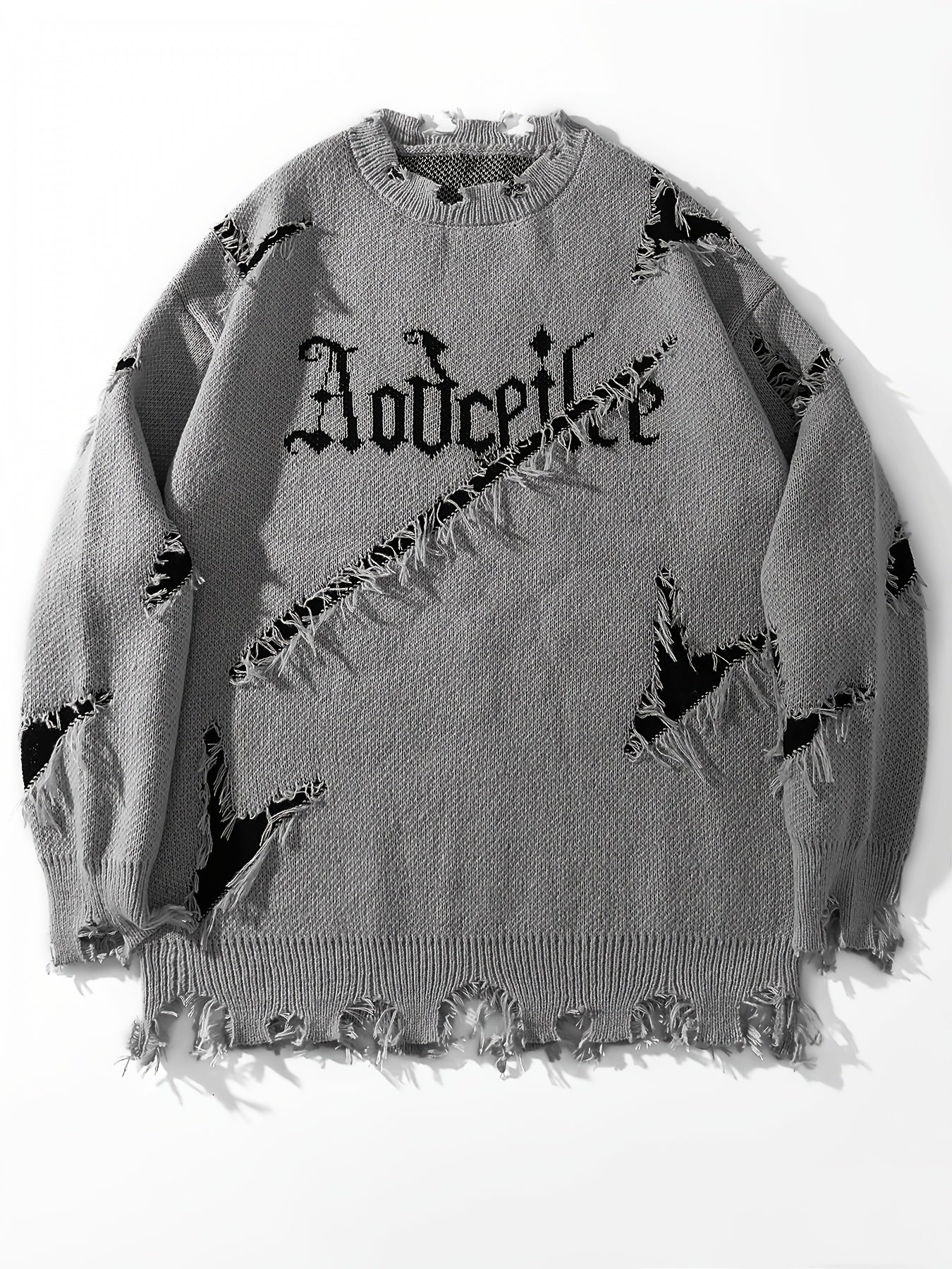 Liorix | Heren Casual Street Trui – Oversized Pasvorm Pullover met Verlaagde Schouders, Gebreid