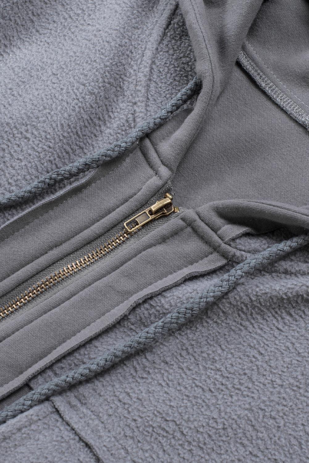 Ulirra | Damen-Jacke mit Kordelzug und übergroßem Reißverschluss – Lässige Streetwear-Jacke