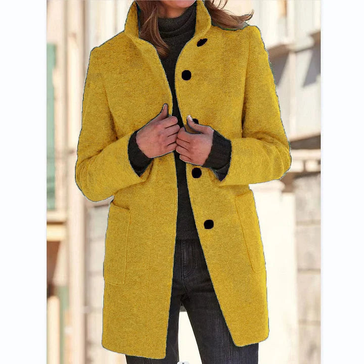 Brisendra | Manteau d'hiver chaud pour femme – Vêtement d'extérieur classique, long et élégant pour les temps froids