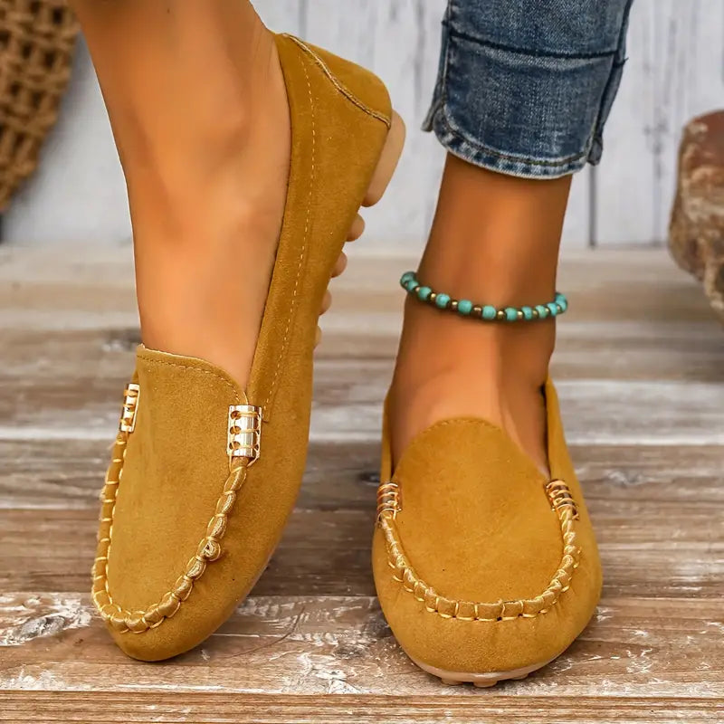 CloudLoaf | Casual Platte Loafers voor Dames – Comfortabele Instappers met Zachte Zool voor Wandelen