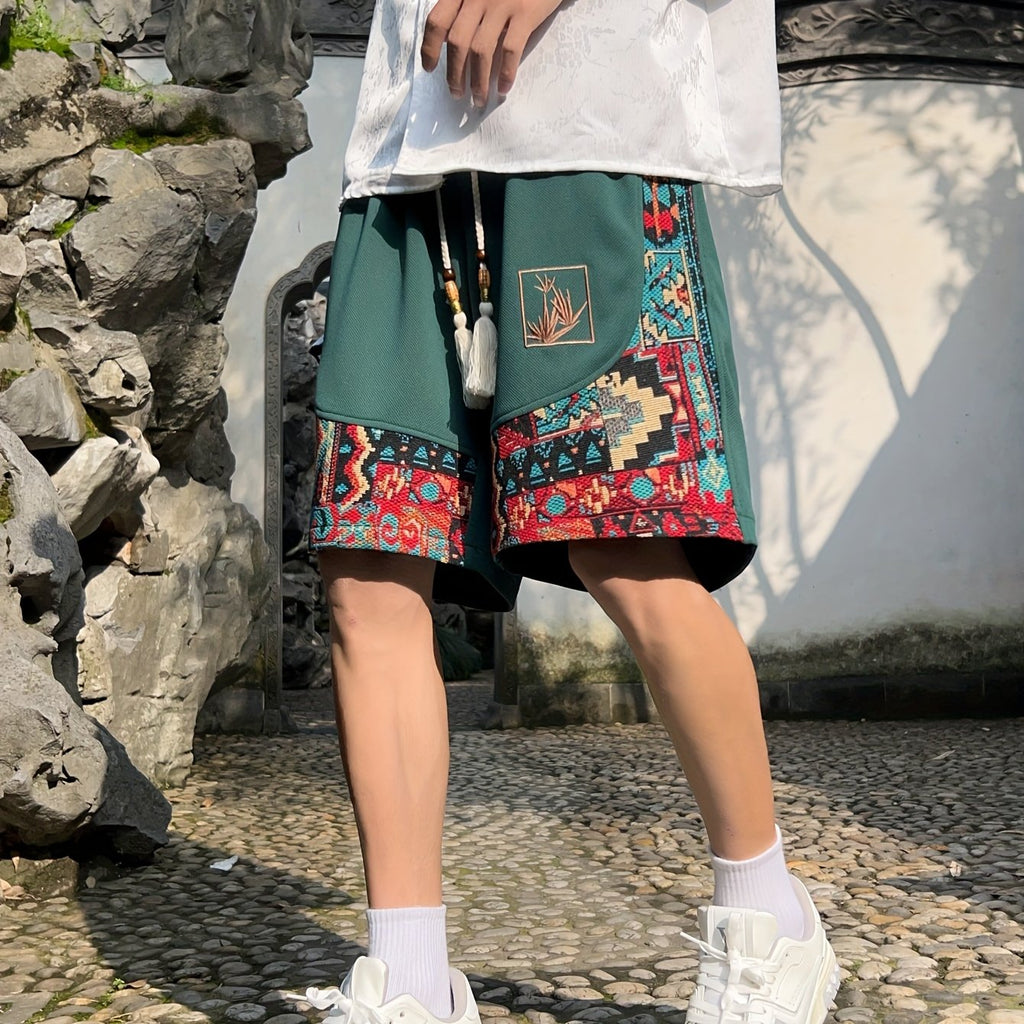Kaelorn | Retro zomershort voor heren – casual streetwear trendy shorts, relaxed fit