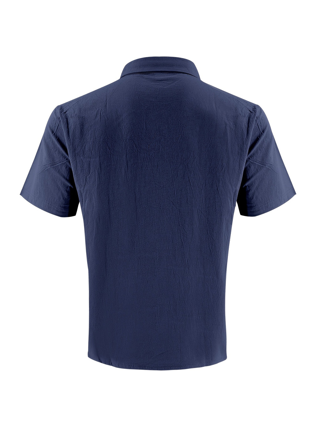 Jexil | Henley-shirt met korte mouwen voor heren – Casual, lichtgewicht zomershirt van linnenmix