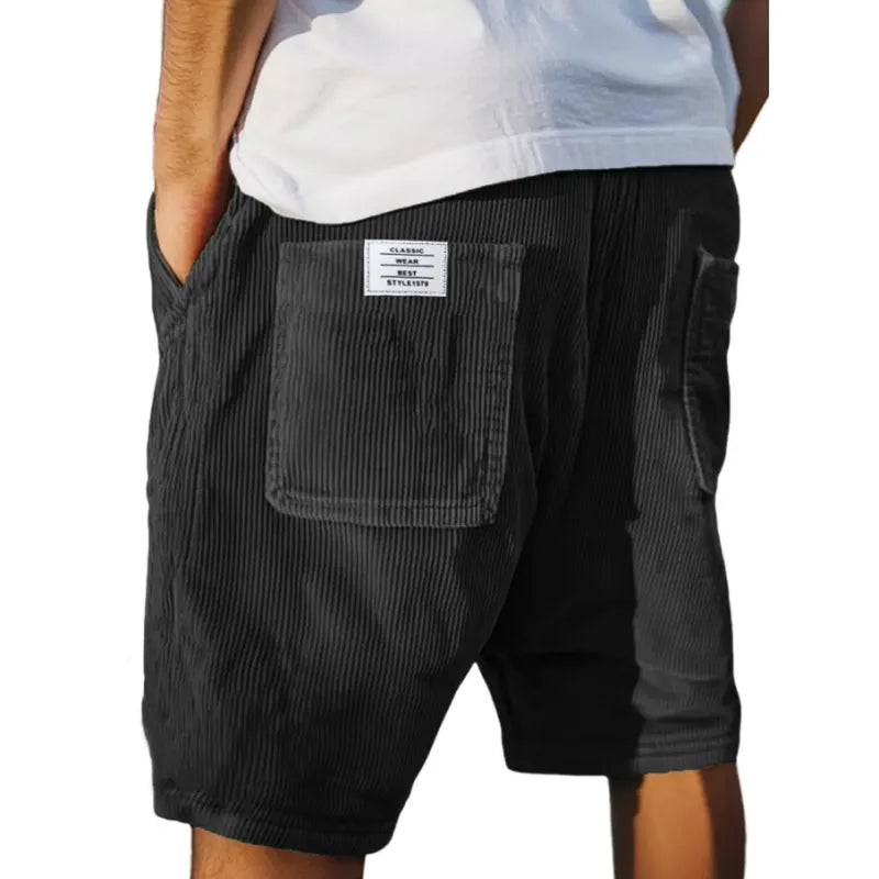 Azeno | Veloursshort voor heren – Comfortabele, zachte loungeshort