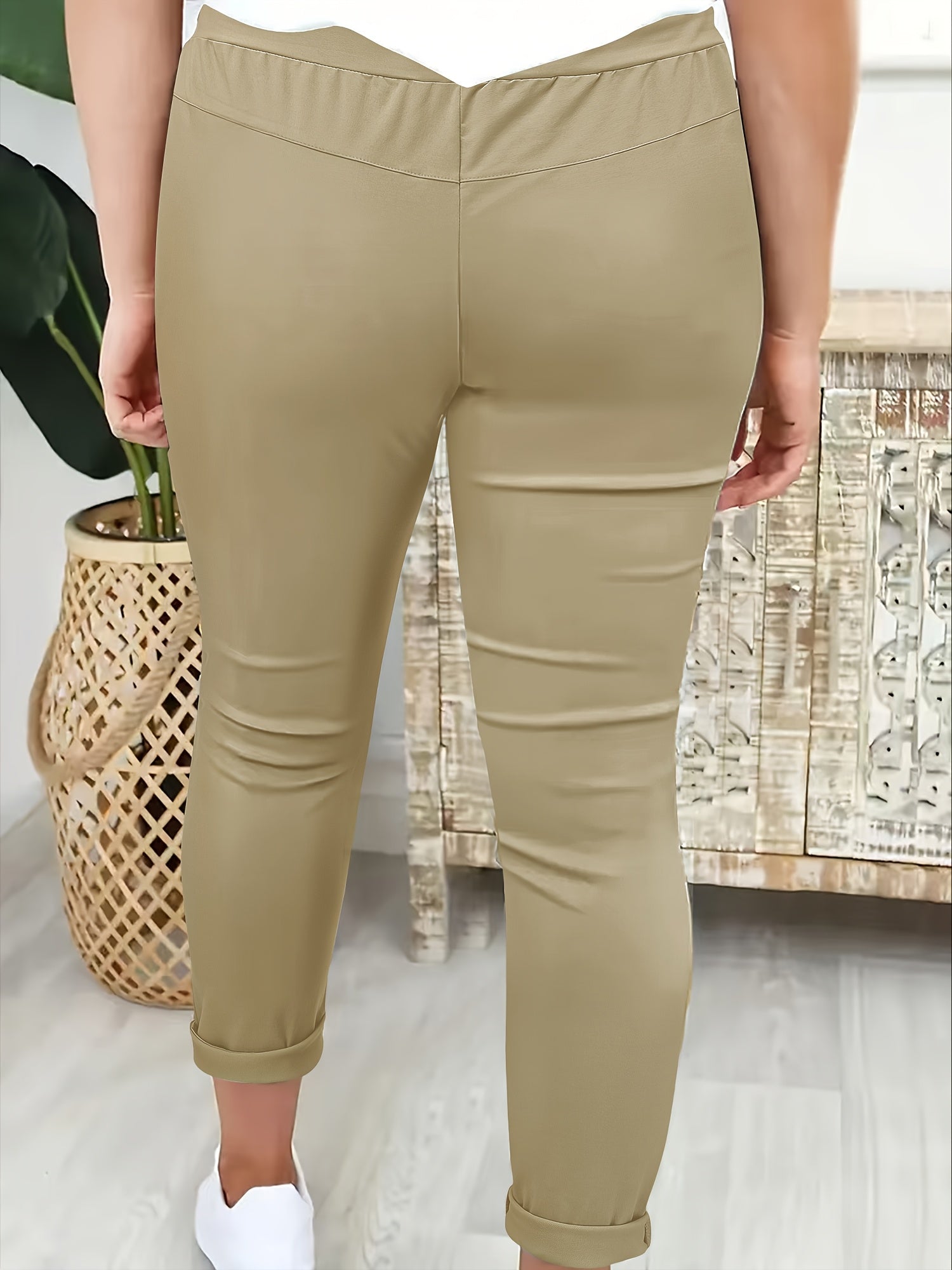 Avelith | Lässige Damenhose mit Kordelzug – Schmale Passform, elastischer Bund, atmungsaktiv