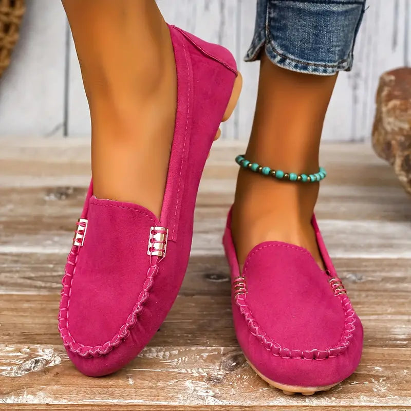 CloudLoaf | Casual Platte Loafers voor Dames – Comfortabele Instappers met Zachte Zool voor Wandelen