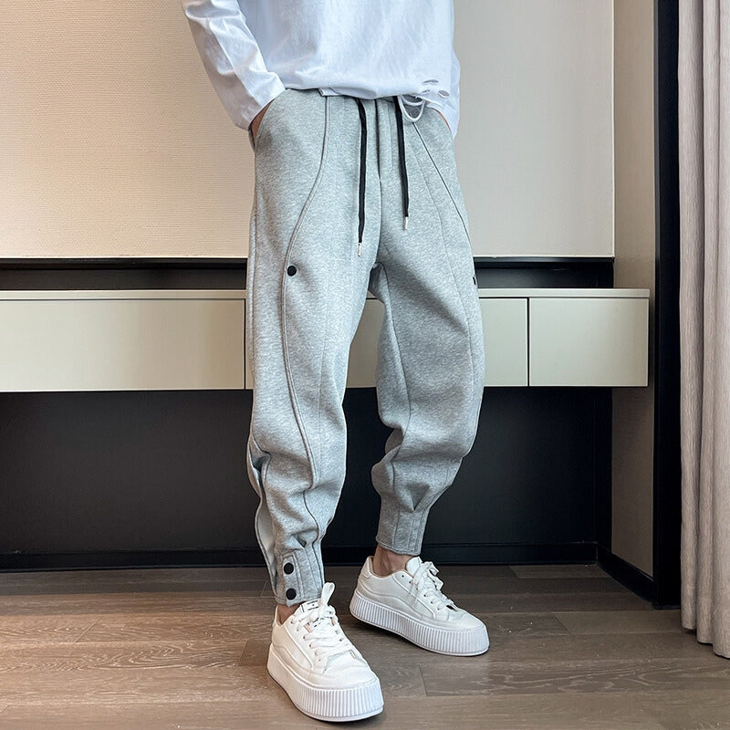 Dalibor | Heren Hype Tapered Joggingbroek Fluweel Katoen Comfortabel Stijlvol Functionele Zakken