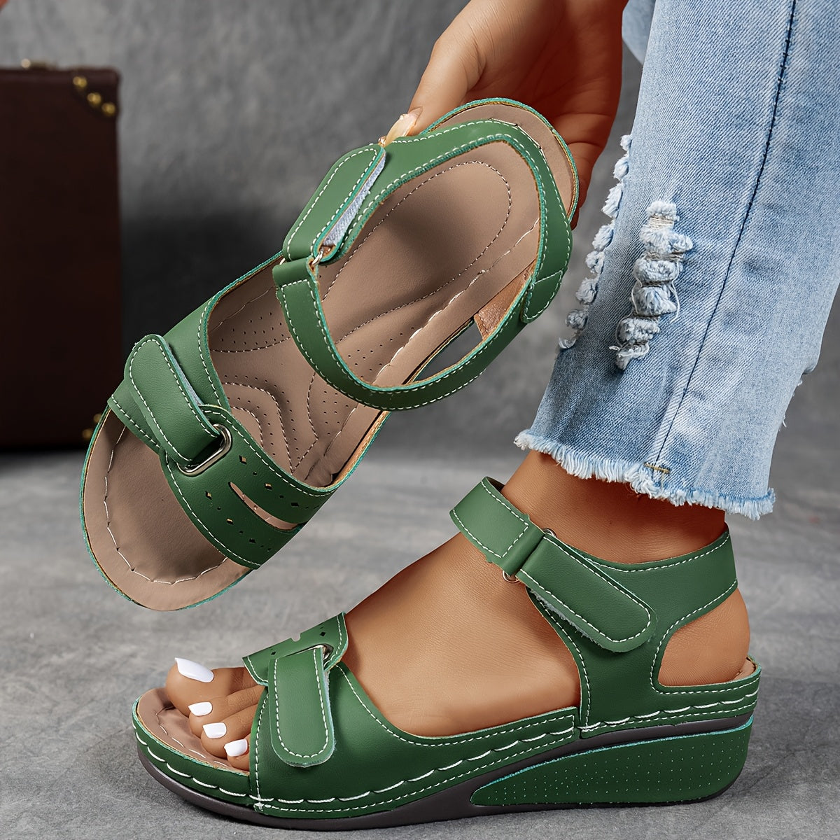 Jaxine | Orthopedische comfortsandalen – dames ondersteunend en verstelbaar
