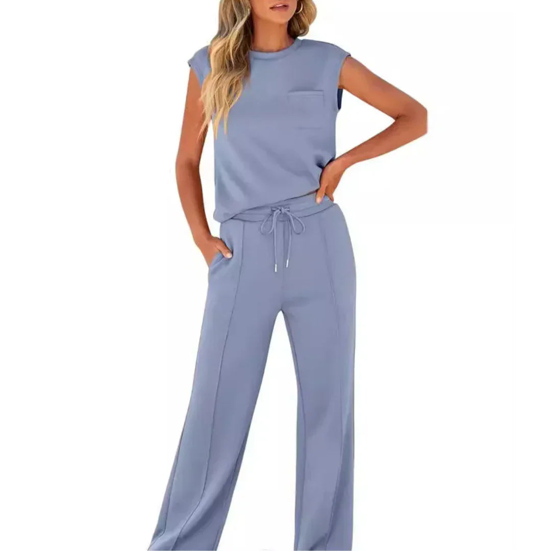 Rhea | Zachte loungeset voor dames – Tweedelige zomerse outfit met relaxte pasvorm