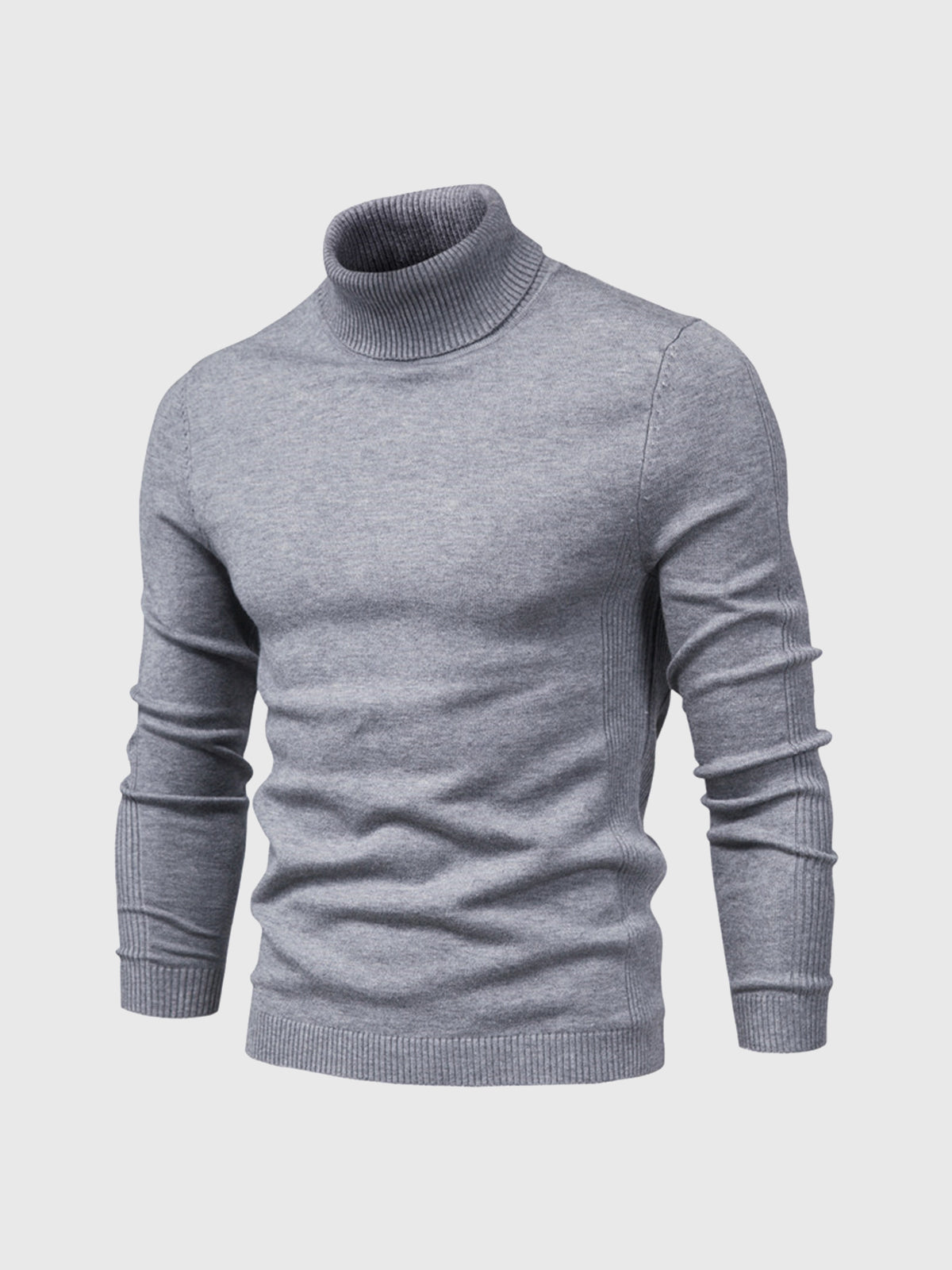 Merroth | Pull col roulé slim pour homme – lavable en machine, léger, disponible en plusieurs couleurs