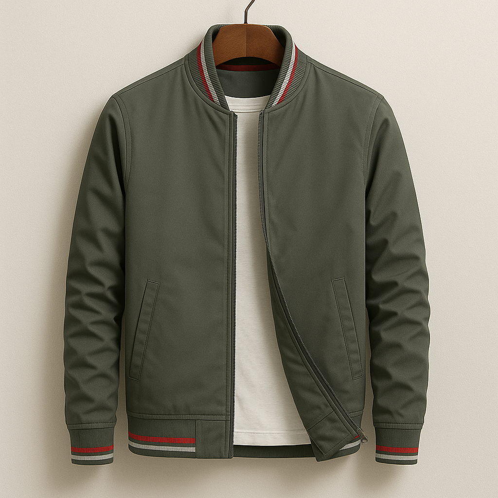 Lioren | Lässige Herren-Bomberjacke – leichte Streetwear-Jacke mit Reißverschluss