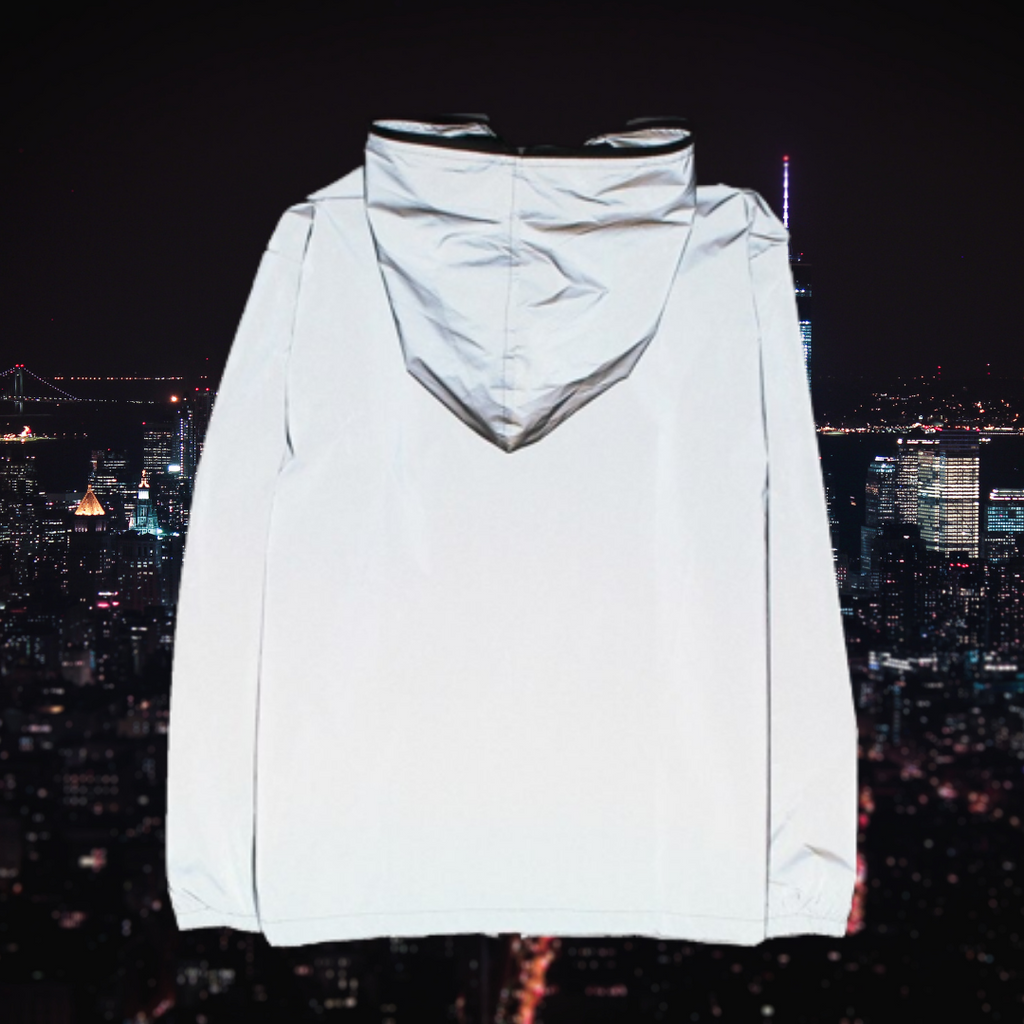 Torvick | Coupe-vent à capuche réfléchissant pour homme – Léger, déperlant, haute visibilité grâce à ses bandes réfléchissantes 3M