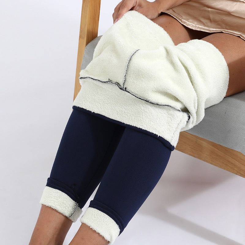 Evaniah | Premium fleecegevoerde dameslegging – Warme thermische winterlegging