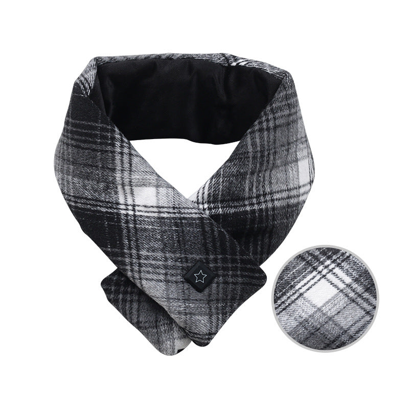 ThermaScarf | Elektrisch beheizbarer Schal – USB-aufladbarer Nackenwärmer, weicher Winterschal
