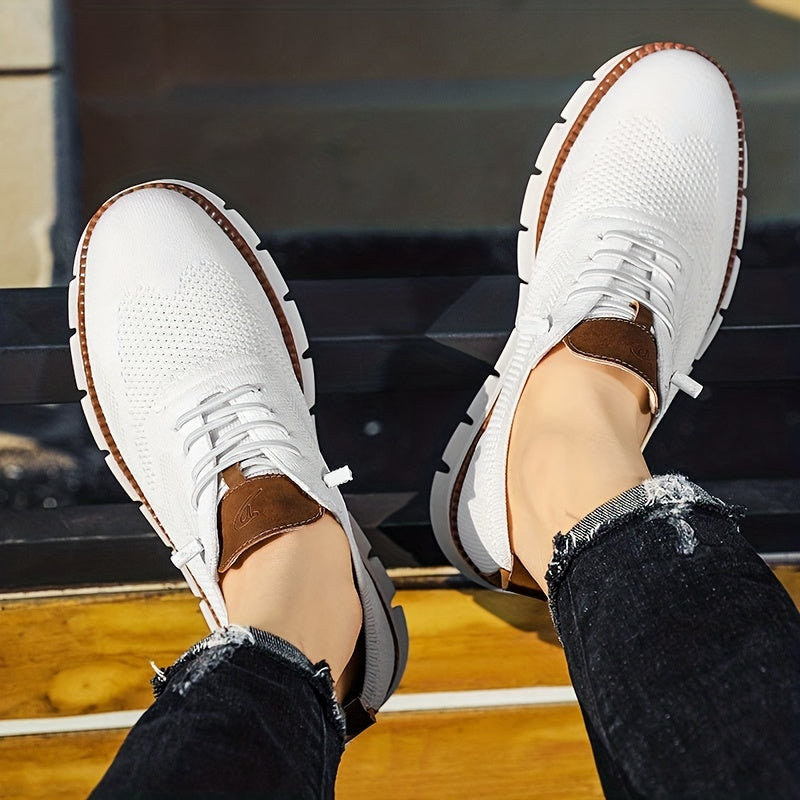Strideon | Chaussures de marche respirantes en maille pour homme - Baskets décontractées et légères