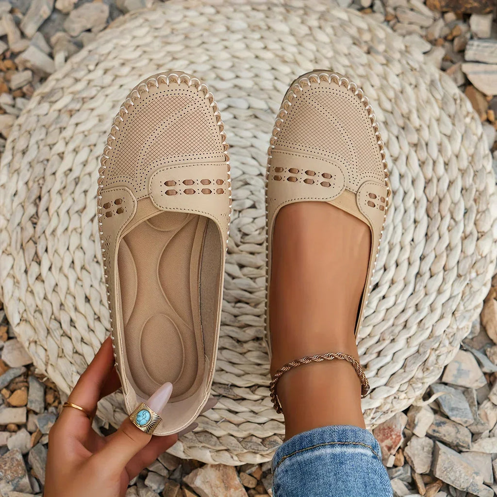 Loafera | Mocassins orthopédiques pour femmes, chaussures souples et confortables à enfiler