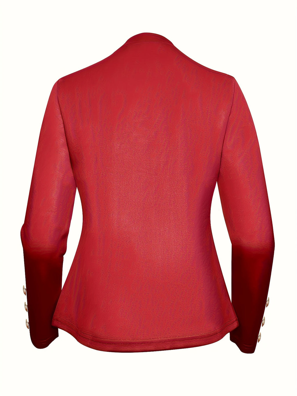 Enidra | Veste décontractée en polyester pour femme – Boutons de manchette et finitions élégantes
