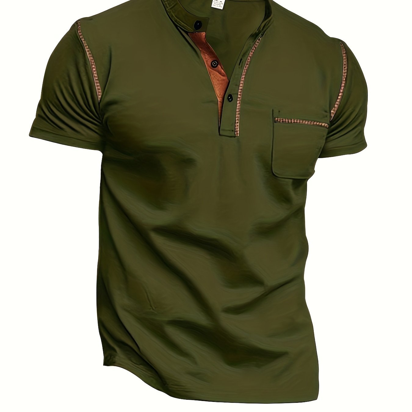 Fabrizio | Herren-T-Shirt mit kurzen Ärmeln – Atmungsaktives Baumwoll-Freizeithemd