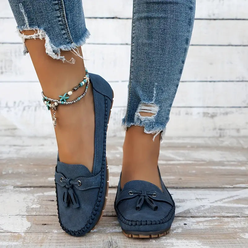 Sharina | Mocassins souples à enfiler pour femmes - Mocassins décontractés, légers et respirants