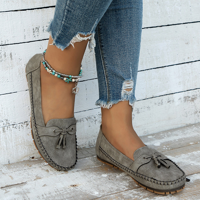 Sharina | Mocassins souples à enfiler pour femmes - Mocassins décontractés, légers et respirants