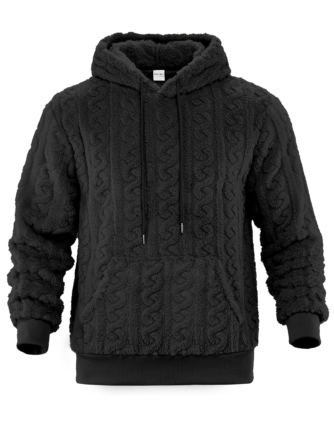 Rander | Thermische fleecehoodie voor heren – Warme pullover-sweatshirt, casual outdoor wintertop
