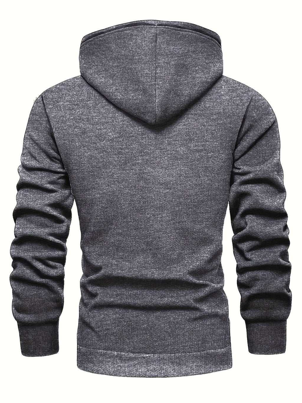 Xystus | Sweat à capuche homme doublé polaire – Pull d'hiver chaud avec capuche et cordon de serrage