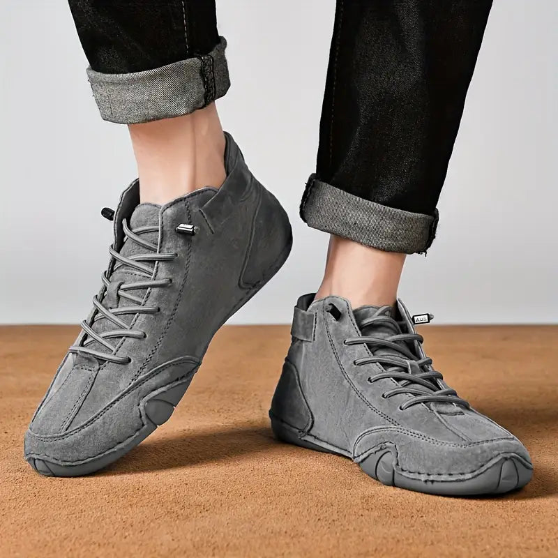 Bootrek | Bottines en daim pour homme – Bottines décontractées et élégantes avec une semelle résistante et antidérapante