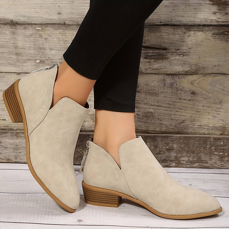 StepLuxe | Bottines en daim pour femme – Des chaussures chics pour tous les jours