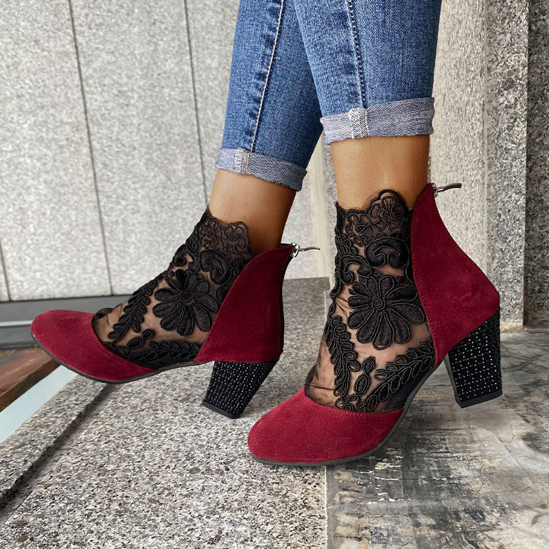 Zorya | Damesschoenen met lage hak – luchtige, elegante schoenen met lage hak en comfortabel instapmodel