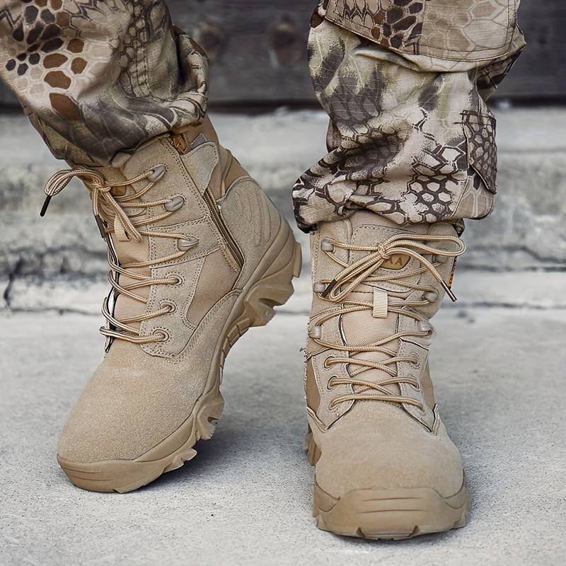 Fortrex | Bottes militaires indestructibles pour hommes – hiver, extérieur, tactiques, amortissantes, antidérapantes