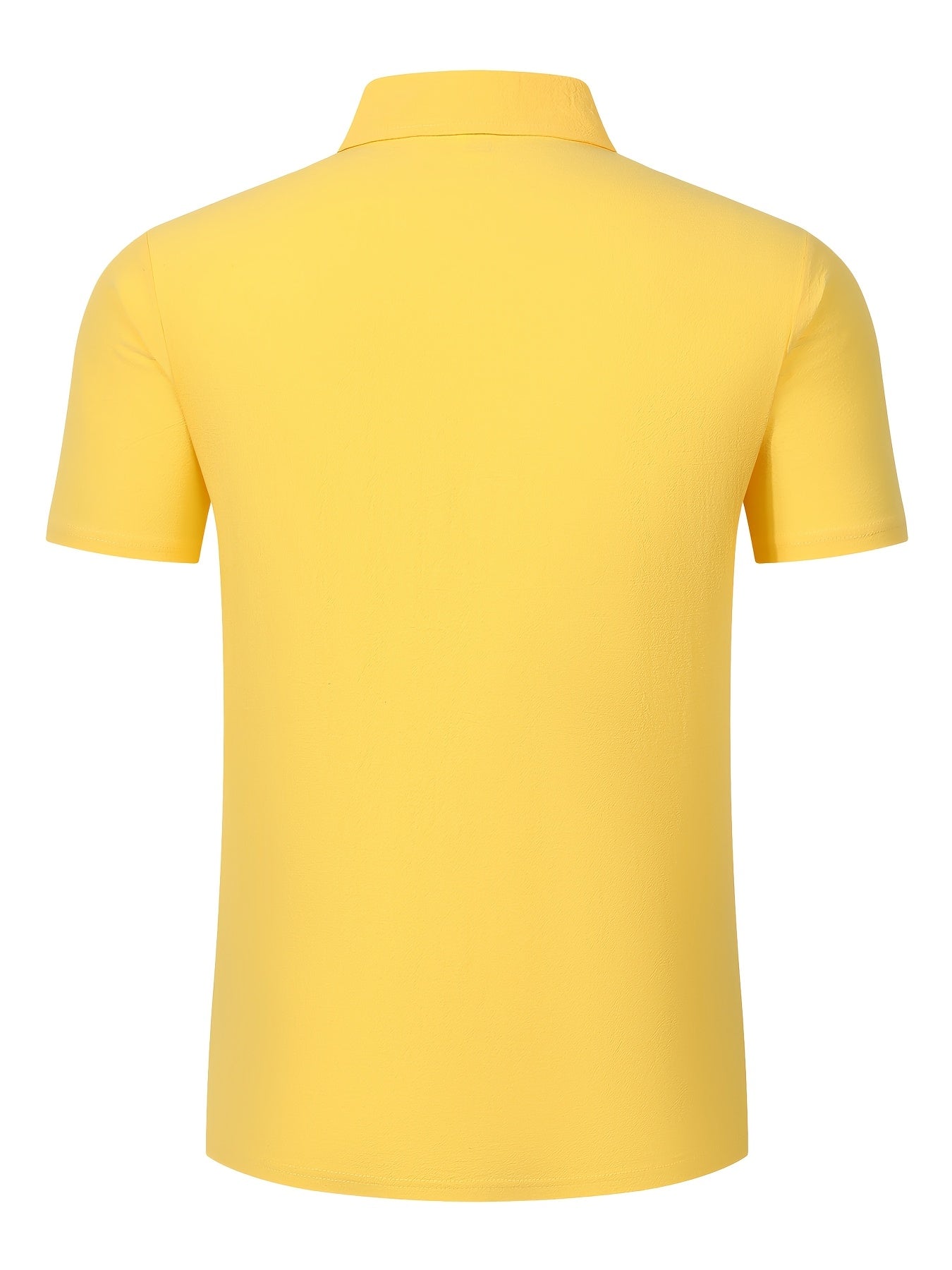 Jace | Heren linnen polo shirt – korte mouwen lichtgewicht zomer shirt met reverskraag